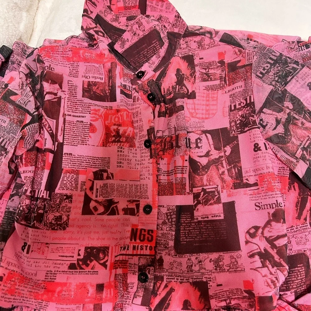 Urban Outfitters Pink Mini Polo Collar Dress - Picture 11 of 11